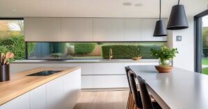 Przedłużenie blatu w kuchni jako stół: Funkcjonalna aranżacja!