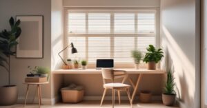 Biurko pod oknem z kaloryferem: Jak zaaranżować i zapewnić komfort?