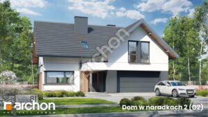 Gdy parter łączy, a poddasze daje prywatność – nowoczesny dom dla rodziny