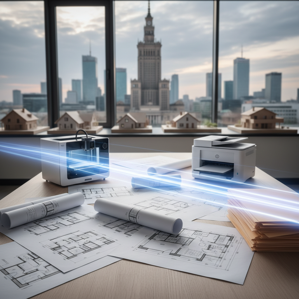 Ksero w Warszawie — jak szybko wydrukować projekty do domu marzeń?