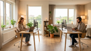 Dwoje na home office. Jak dzielić przestrzeń i nie oszaleć?